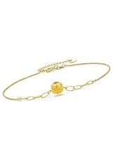 felicitous itsy-bitsy 18k gold bead for babies and children